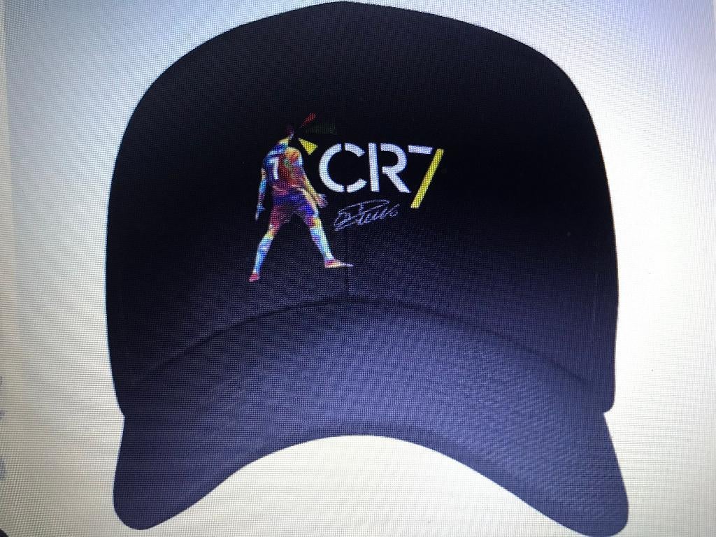 Fantastisch mooie ID-Sport Cap "CR7" Zwart, Kleding | Heren, Hoeden en Petten, Nieuw, Pet, One size fits all, Verzenden