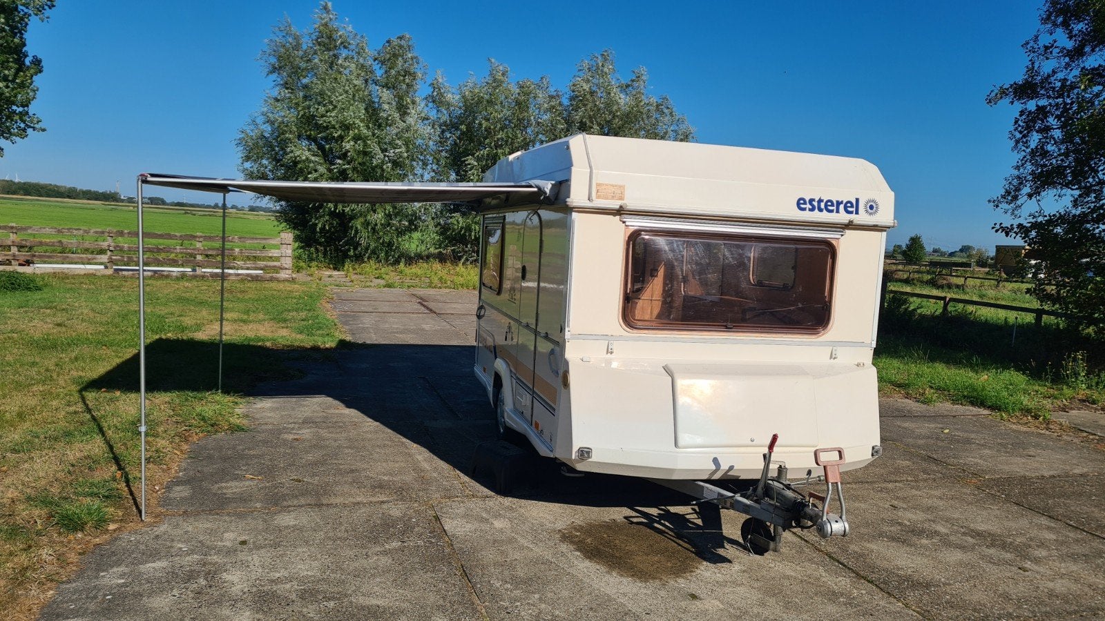 Esterel Top Volume vouwcaravan, met stalling., Caravans en Kamperen, Particulier, Tot en met 4, Hefdak, Esterel