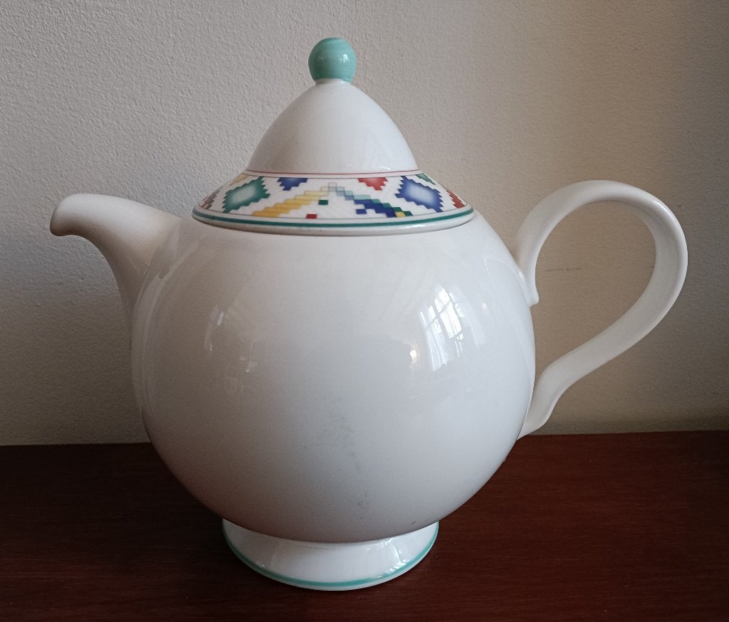 Villeroy & Boch Indian Look - theepot, Villeroy & Boch, Ophalen of Verzenden, Zo goed als nieuw, Porselein