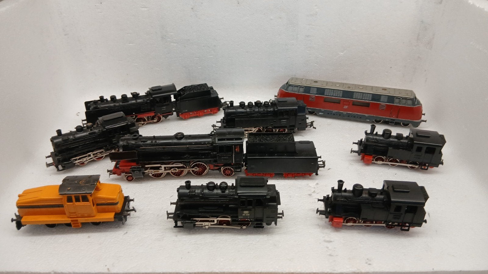 Marklin H0  - 9 Locomotieven., Hobby en Vrije tijd, Modeltreinen | H0, Wisselstroom, Gebruikt, Locomotief, Ophalen of Verzenden