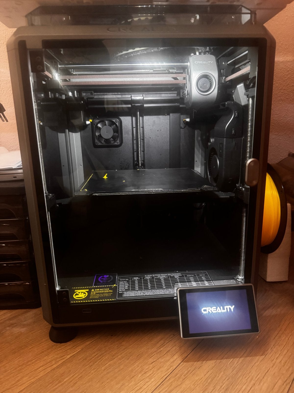 Creality K1 Max 3D-printer met filament, Ophalen of Verzenden, Zo goed als nieuw, Filament