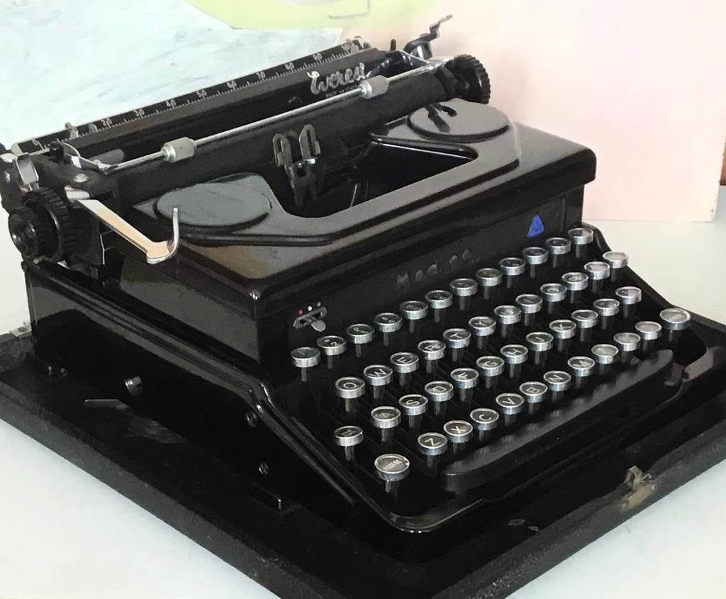 vintage Everest Mod. 90 typemachine jaren 50, Diversen, Typemachines, Ophalen, Gebruikt