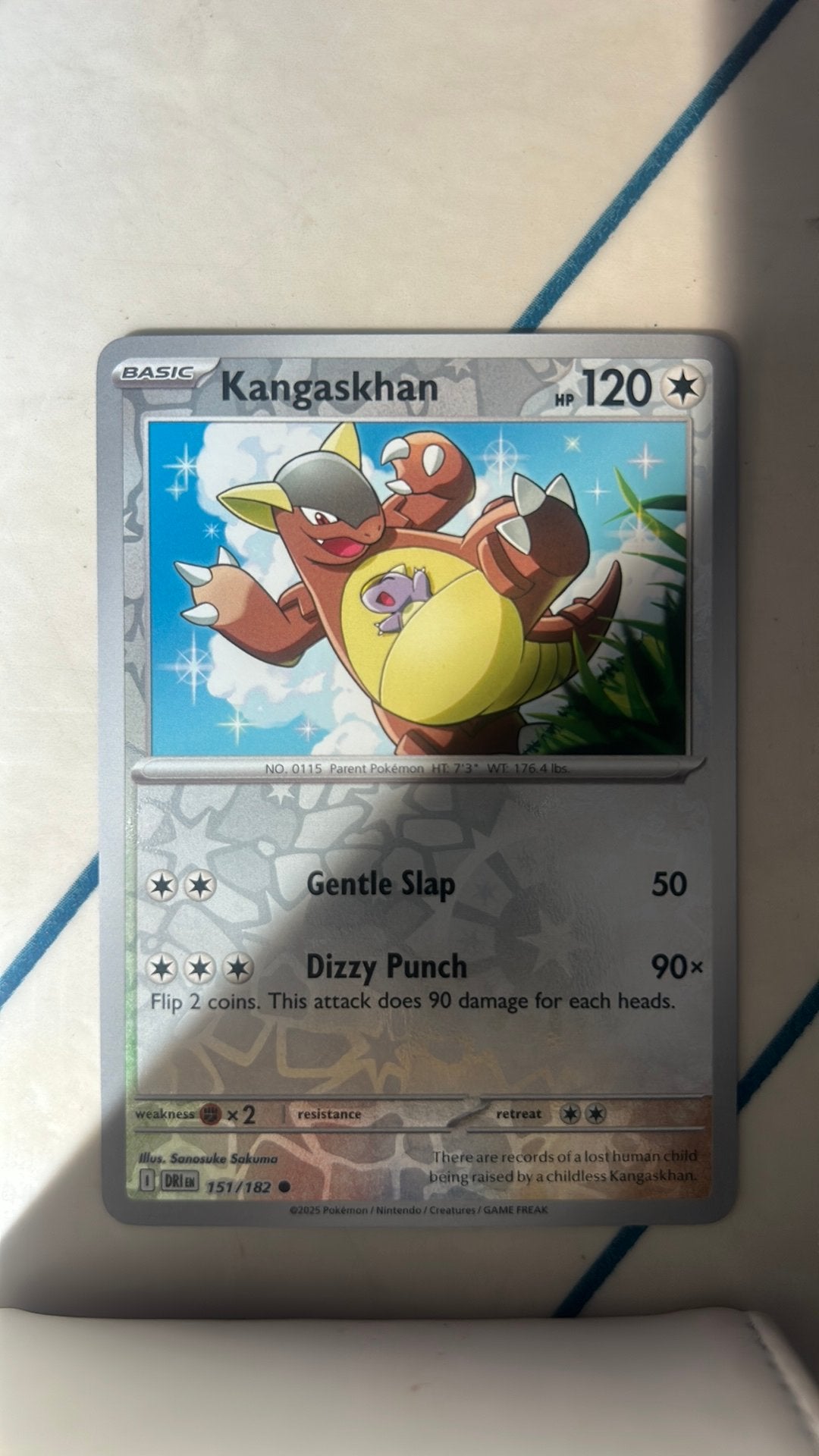 Kangaskhan dri151, Verzenden, Zo goed als nieuw