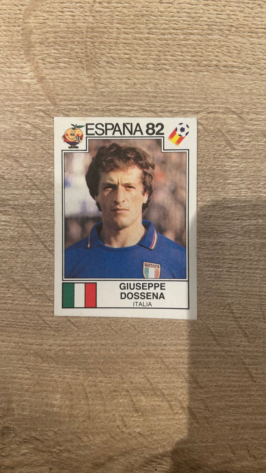 Panini Espana 82 plaatje Guiseppe Dossena WK 82, Verzenden, Zo goed als nieuw, Sticker