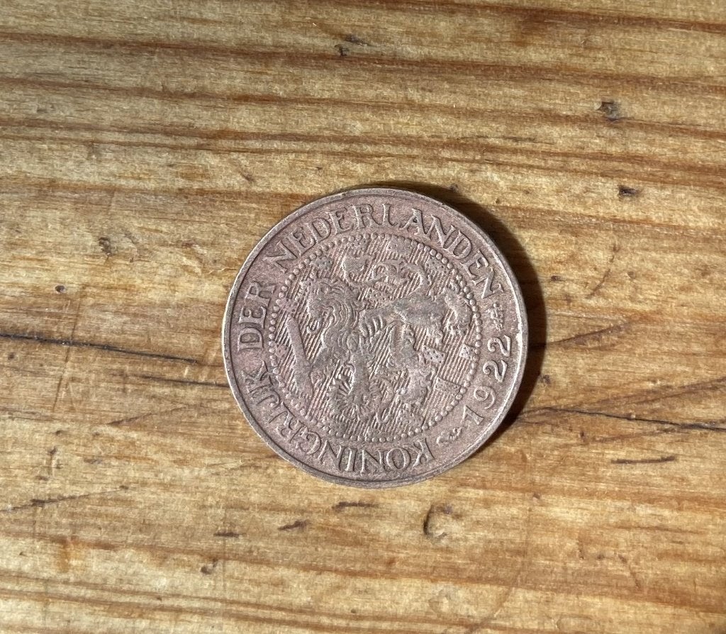 Munt 1 cent 1922 Koninkrijk der Nederlanden, Postzegels en Munten, Munten | Nederland, Ophalen of Verzenden, Koningin Wilhelmina