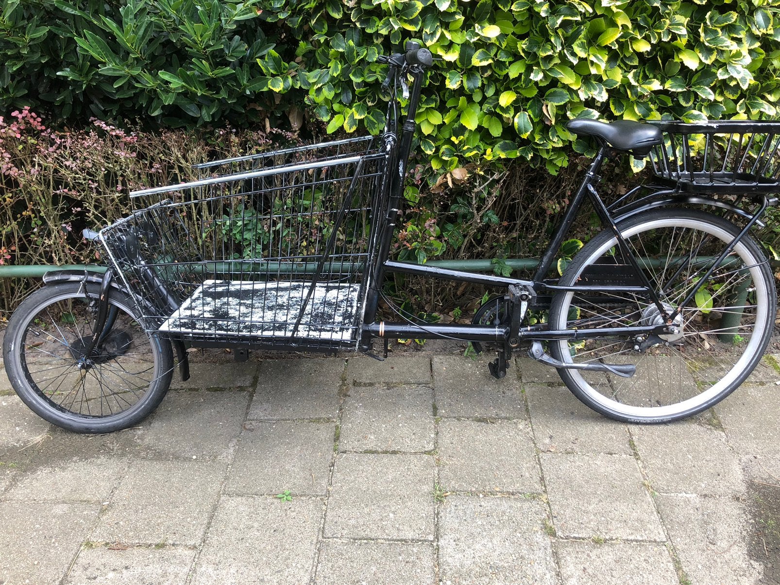 Bakfiets custom, Fietsen en Brommers, Ophalen of Verzenden, Zo goed als nieuw, 1 kind