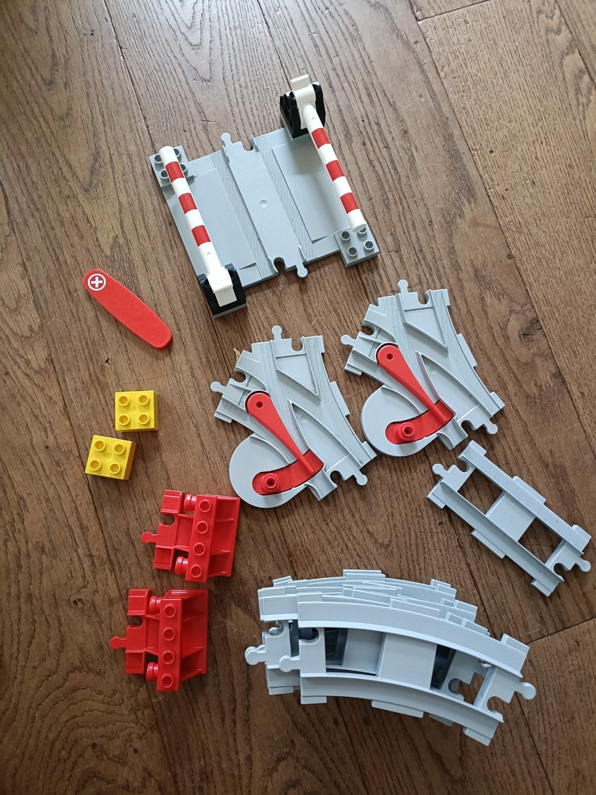 Lego Duplo Trein Rails Set 10882 - Zo goed als nieuw, Kinderen en Baby's, Speelgoed | Duplo en Lego, Compleet, Ophalen of Verzenden