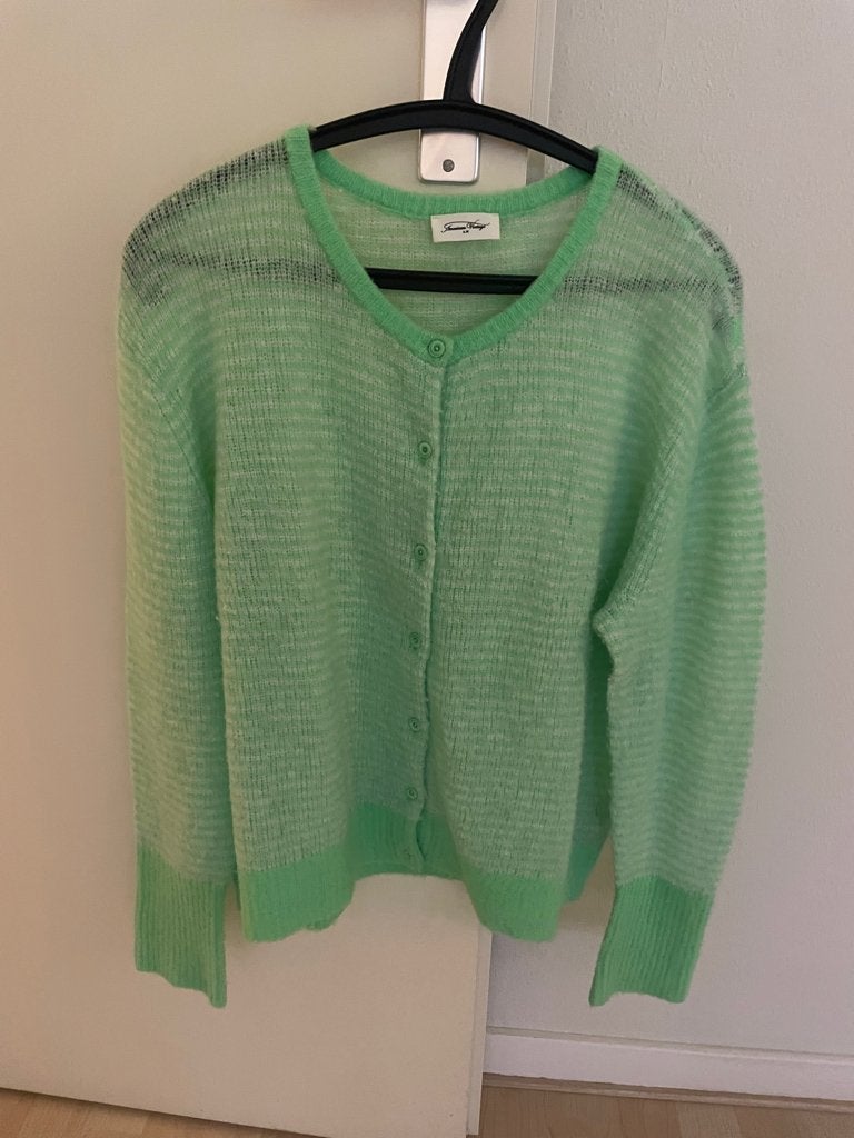 American Vintage - Fluor groene vest maat L, Kleding | Dames, Truien en Vesten, Maat 38/40 (M), Ophalen of Verzenden, American Vintage