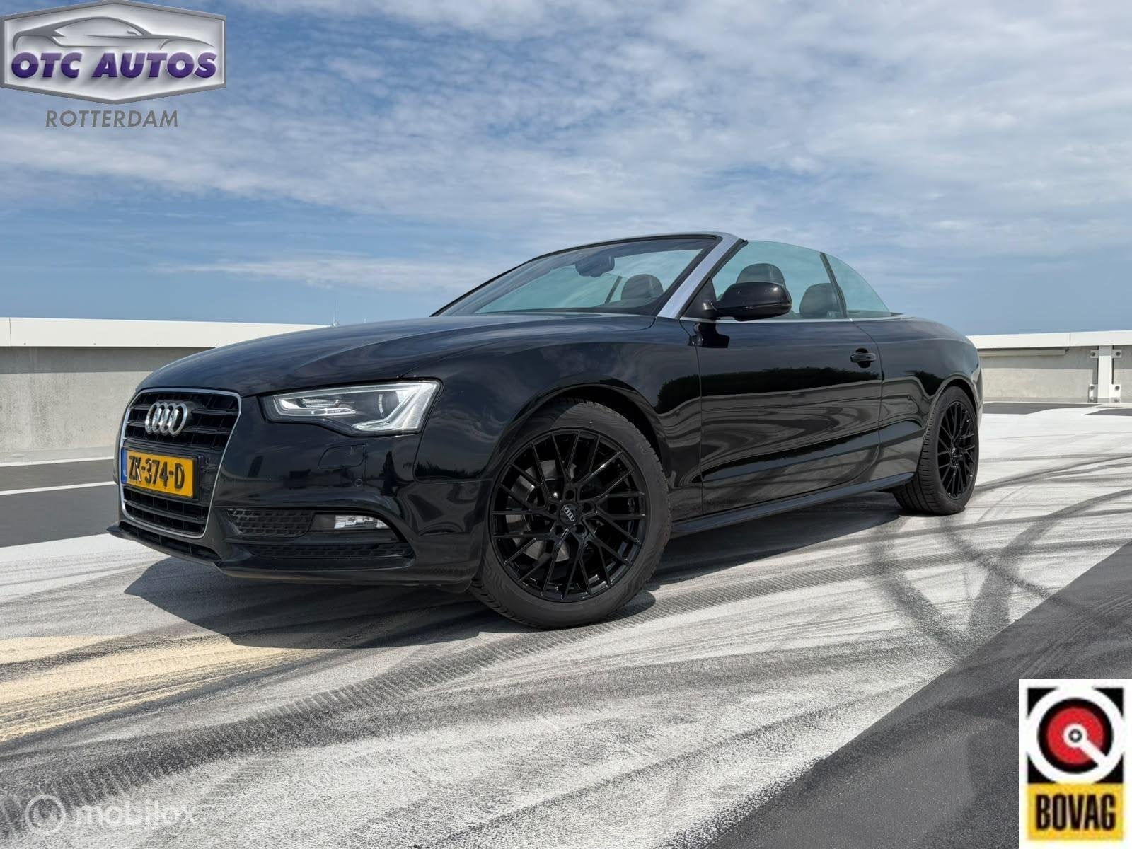 Audi A5 Cabriolet 1.8 TFSI Pro Line S Open Days Dealer onder, Euro 5, Gebruikt, Zwart, Cabriolet