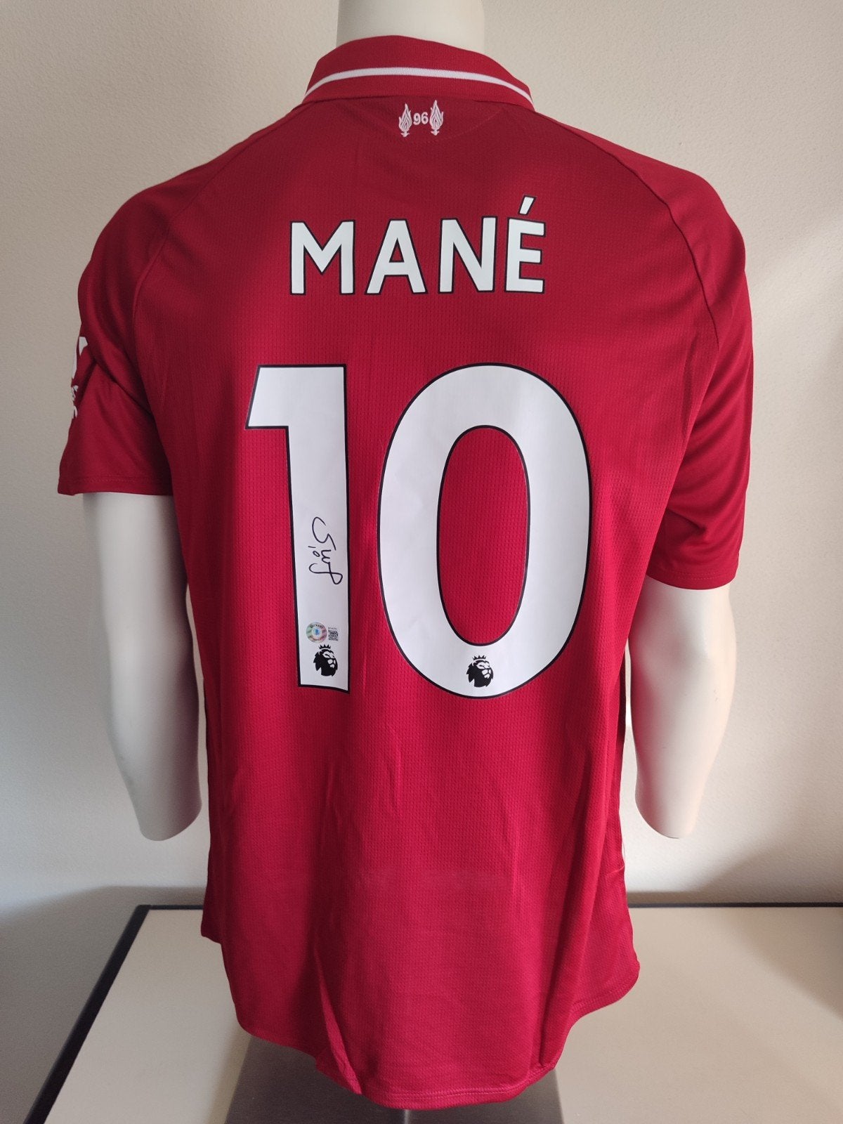 Liverpool shirt gesigneerd door Sadio Mané met certificaat, Ophalen of Verzenden, Nieuw, Shirt