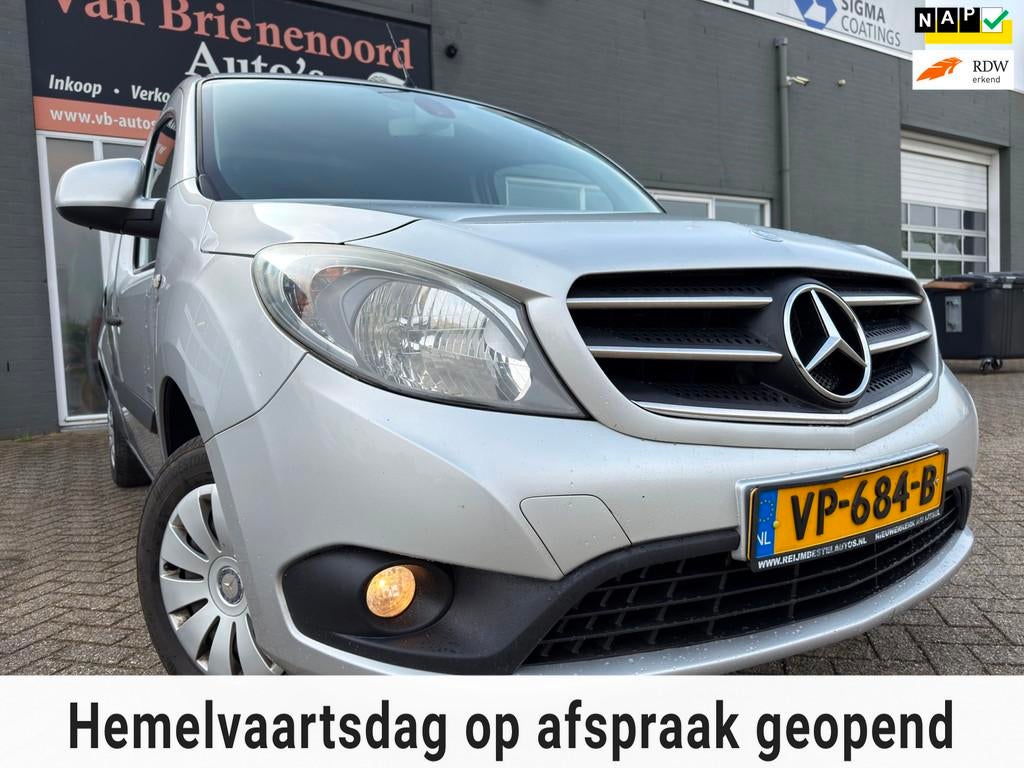 Mercedes-Benz Citan 109 CDI BlueEFFICIENCY Extra Lang met tr, Euro 5, Stof, Gebruikt, Zwart