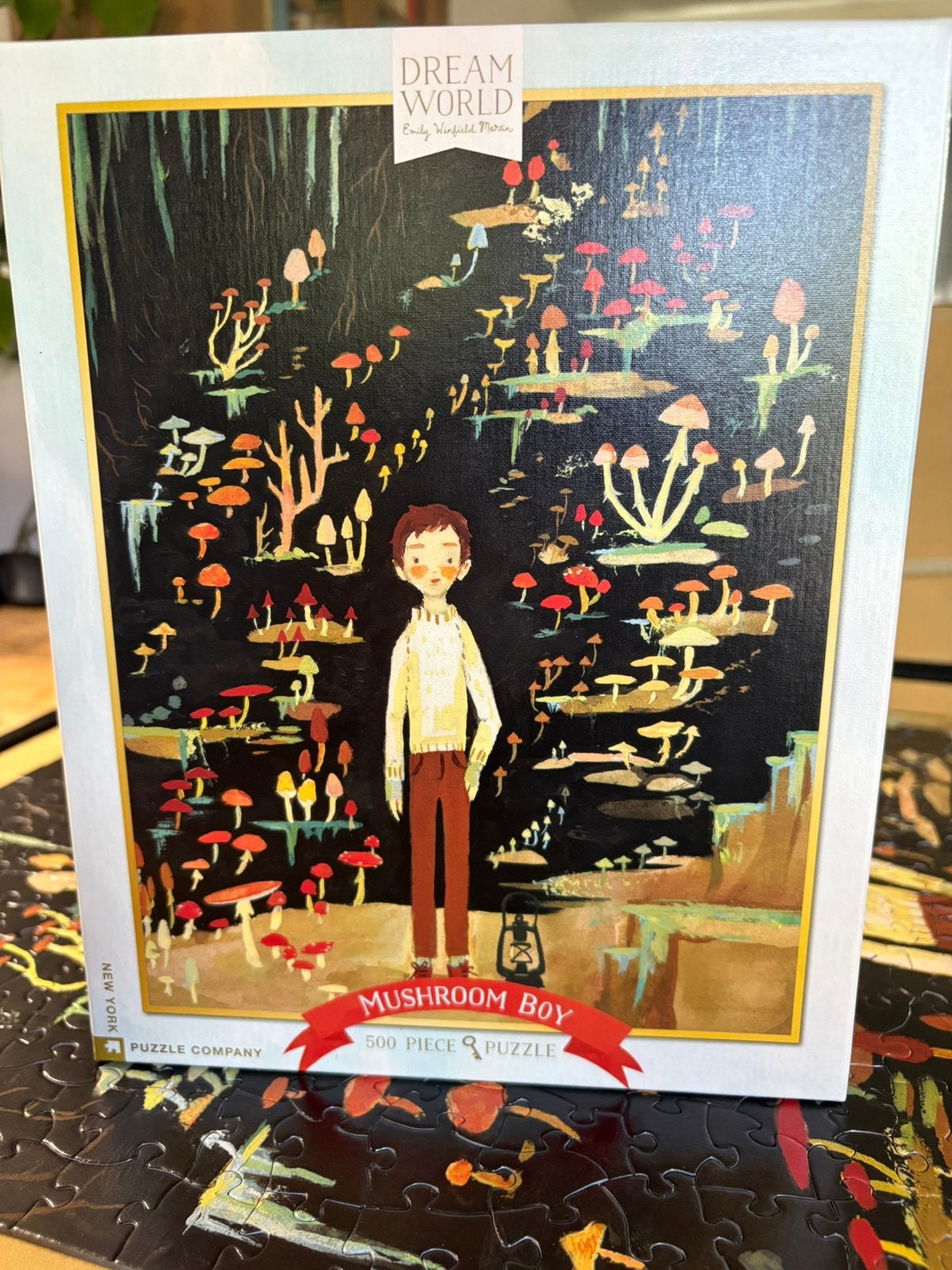 Dreamworld puzzel 500 mushroom boy, Ophalen, 500 t/m 1500 stukjes, Zo goed als nieuw, Legpuzzel