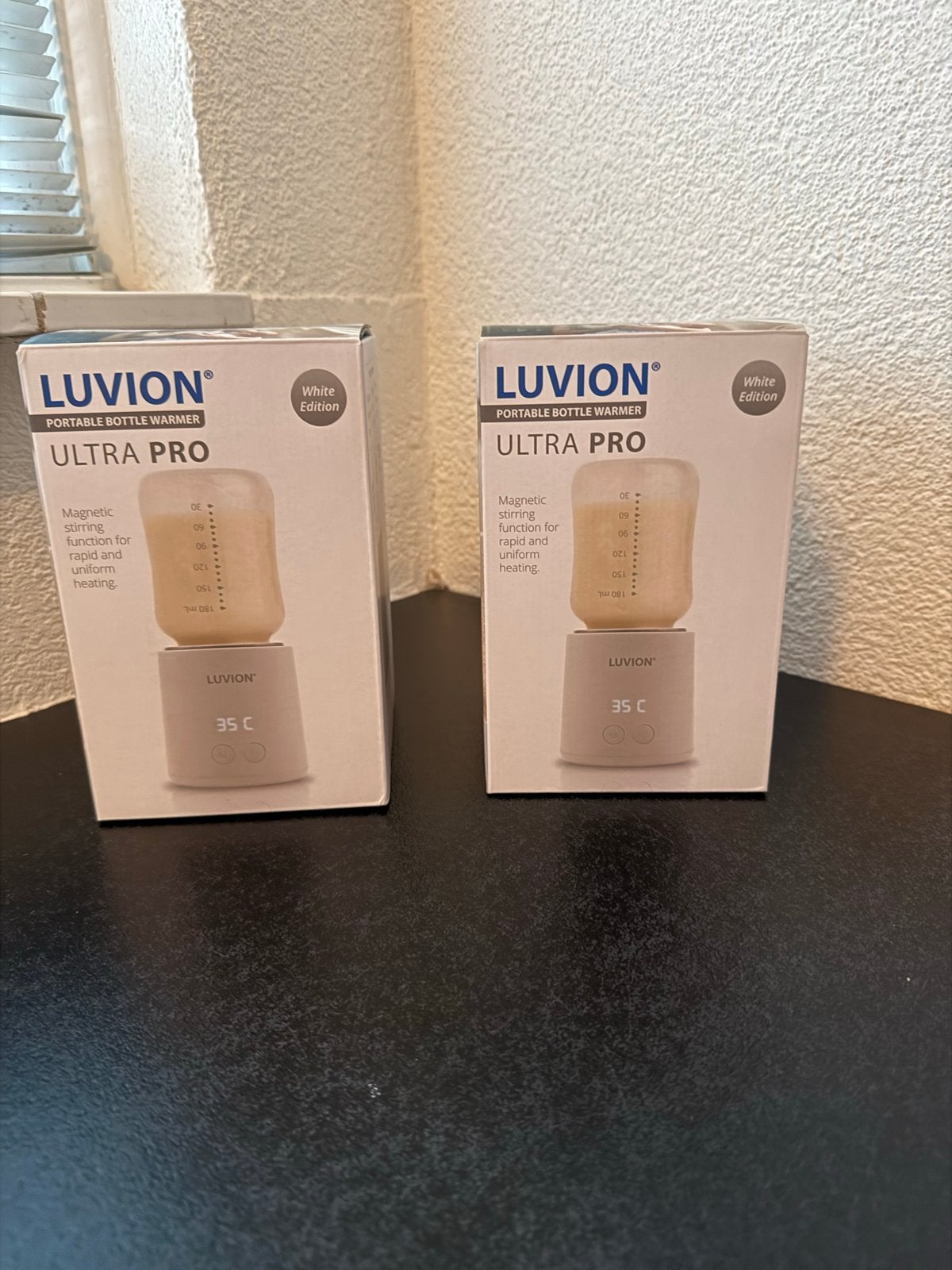 Luvion Ultra Pro Draagbare Flessenwarmer, Flessen- of potjesverwarmer, Luvion, Ophalen of Verzenden, Zo goed als nieuw