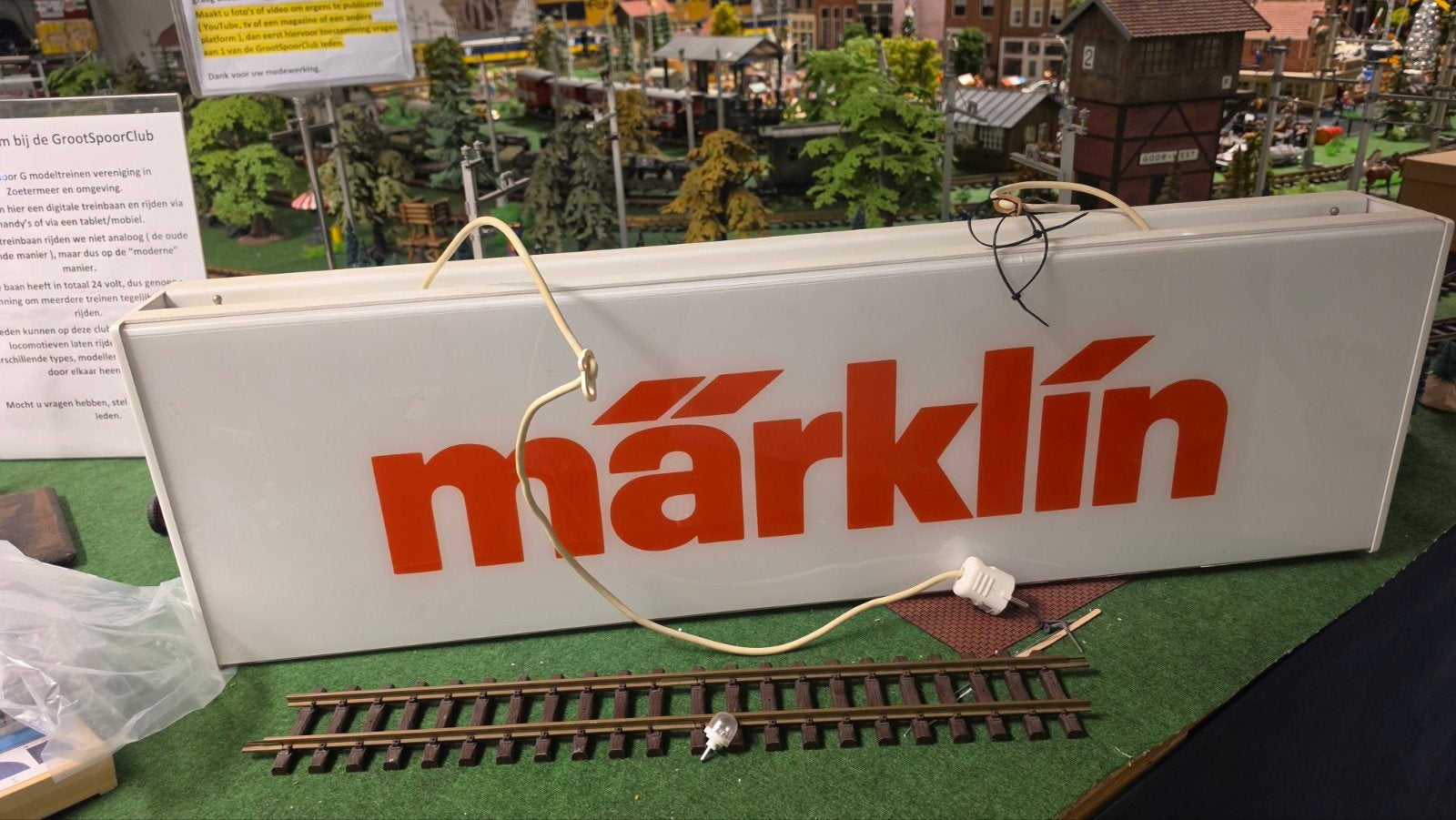 marklin lichtbak, opnieuw aangeboden, Ophalen, Zo goed als nieuw, Lichtbak of (neon) lamp