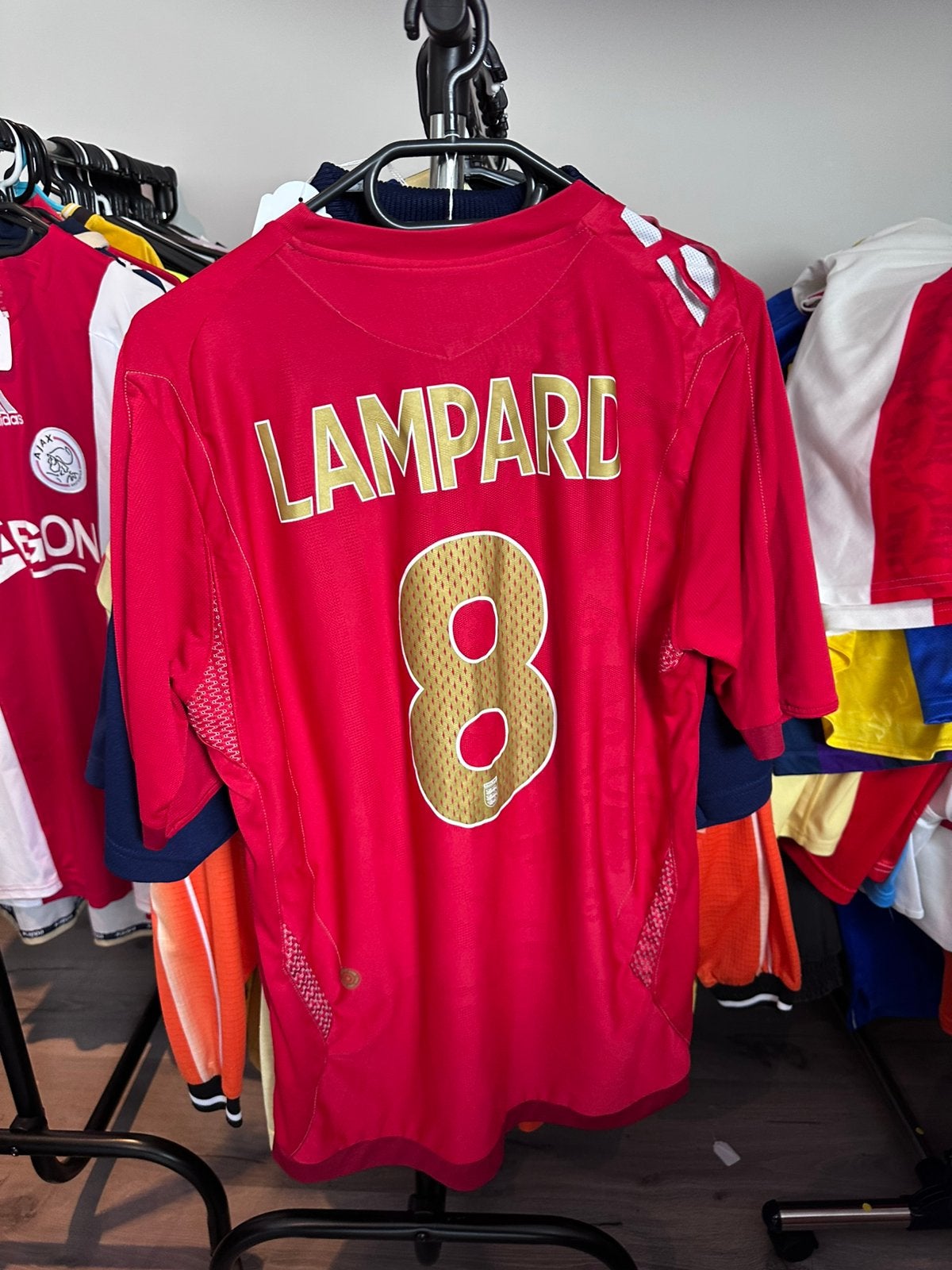Lampard Engeland voetbal shirt uit 2006/2008, Maat M, Verzenden, Zo goed als nieuw, Shirt