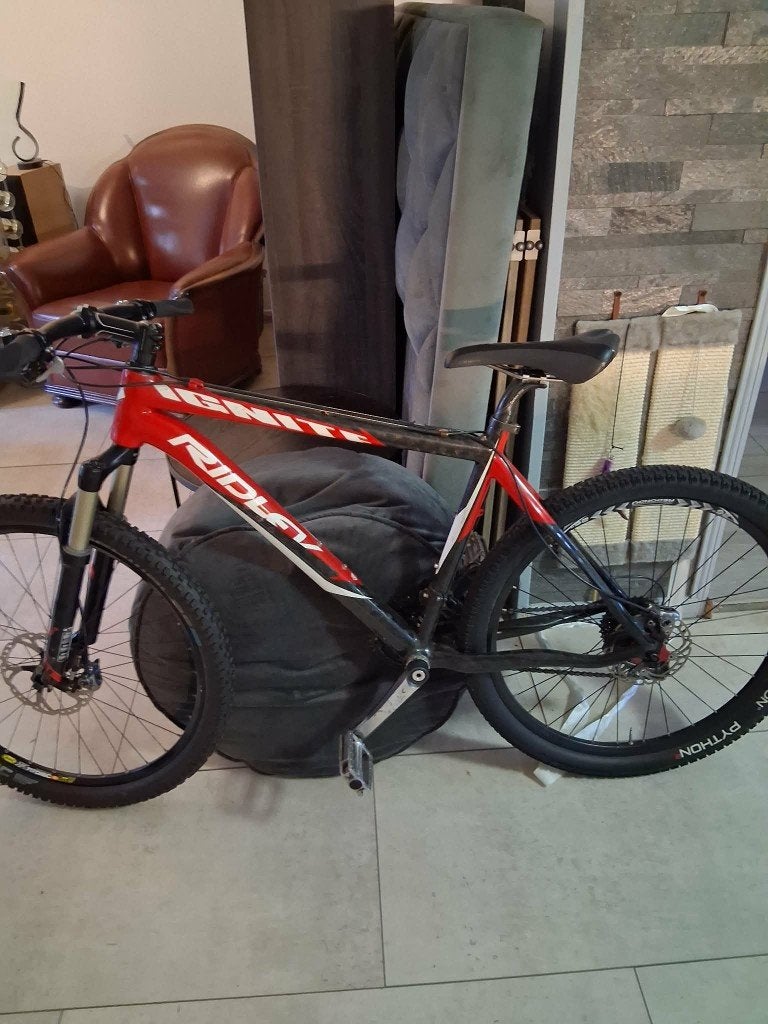 mountainbike, Hardtail, 49 tot 53 cm, Zo goed als nieuw, Schijfrem