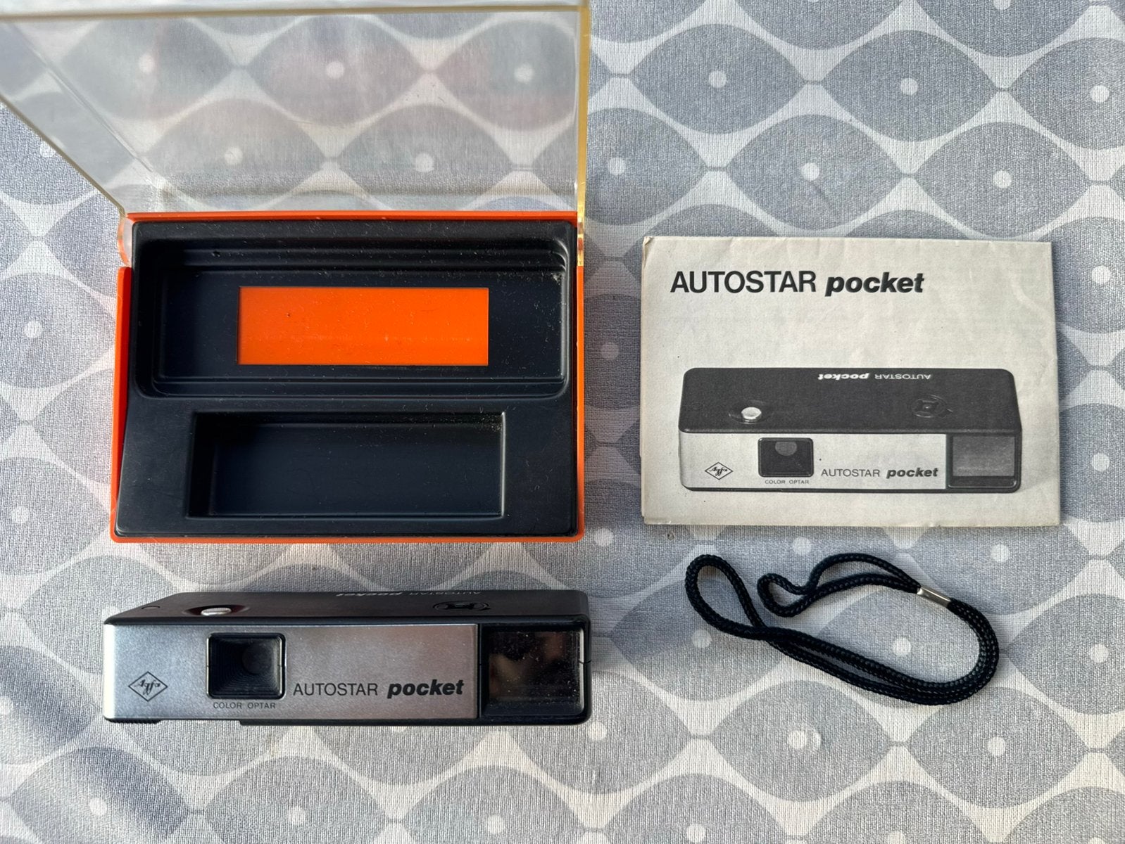Agfa Autostar Pocket 110 analoge camera – jaren 70 compleet, Ophalen of Verzenden, Compact, Overige Merken