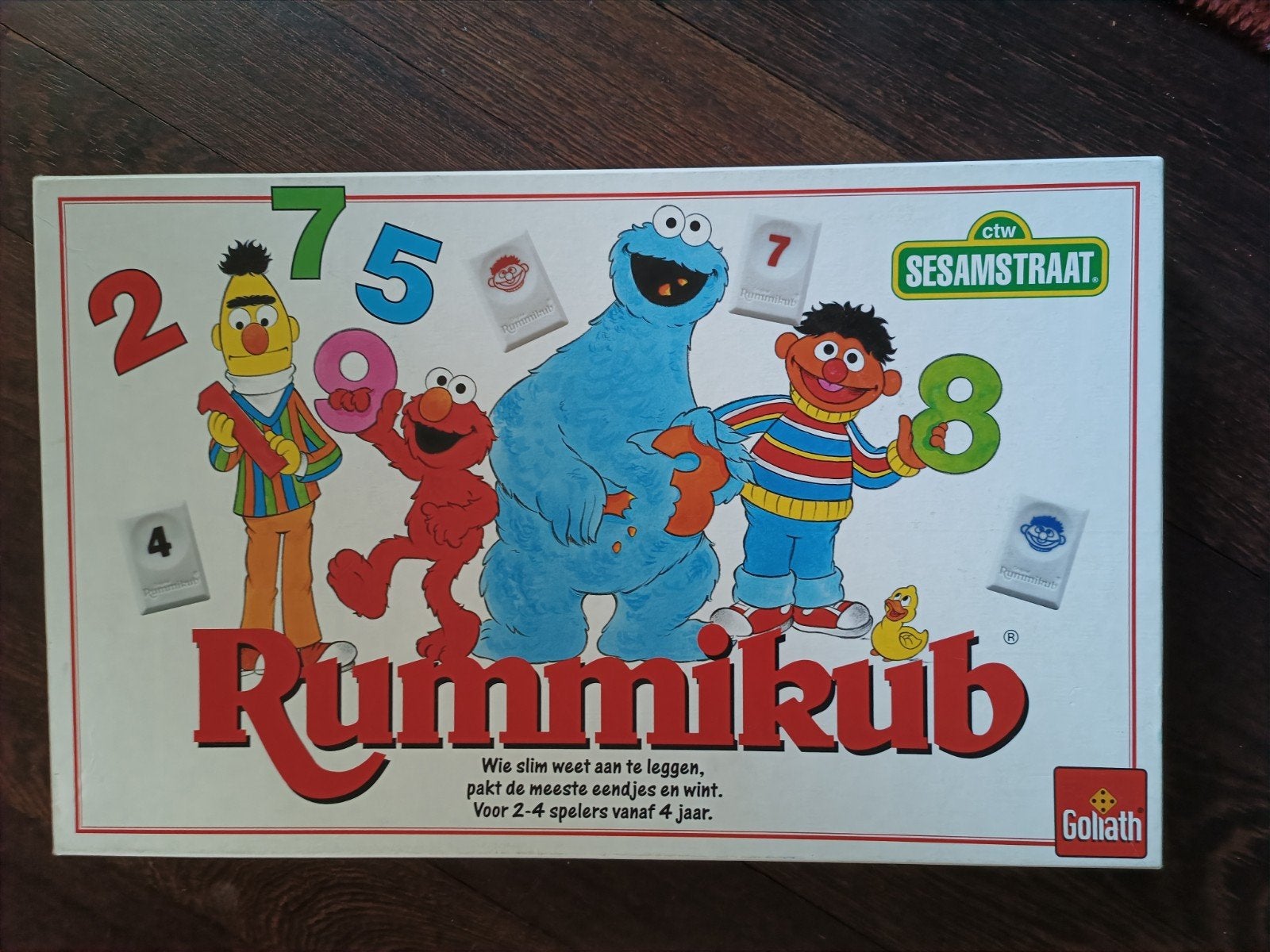 Rummikub Sesamstraat Editie - Compleet Gezelschapsspel, Een of twee spelers, Ophalen of Verzenden, Zo goed als nieuw, Goliath