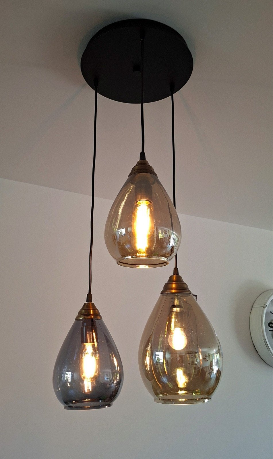 T.E.A.B! plafondlamp, 3 lampen 1 plafondplaat, Ophalen of Verzenden