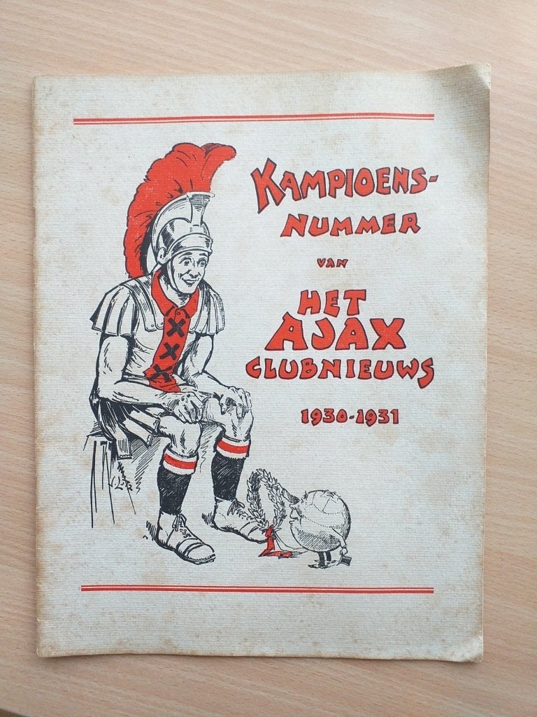 Ajax kampioensnummer 1930 – 1931, Verzamelen, Verzenden, Gebruikt, Ajax, Boek of Tijdschrift