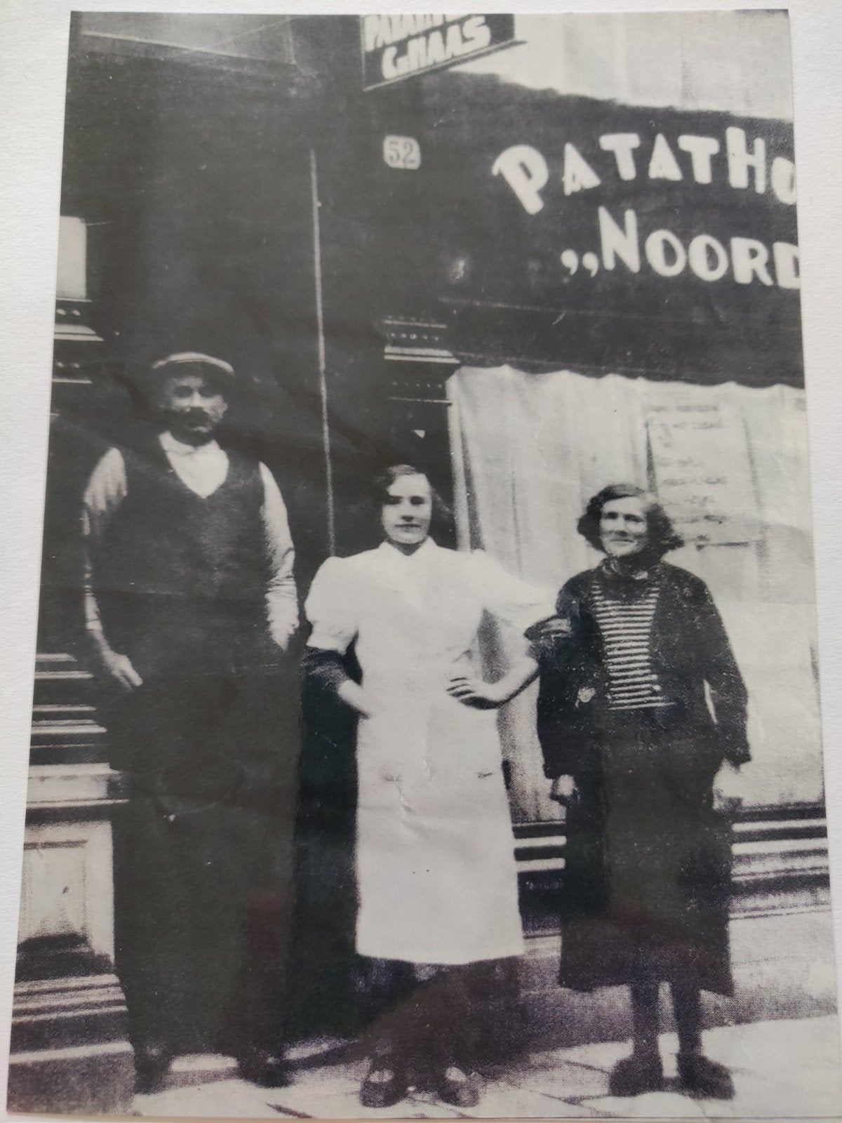 B263 Voorstraat Eethuis Noord, Ophalen of Verzenden, Voor 1940, Gebruikt, Overige onderwerpen