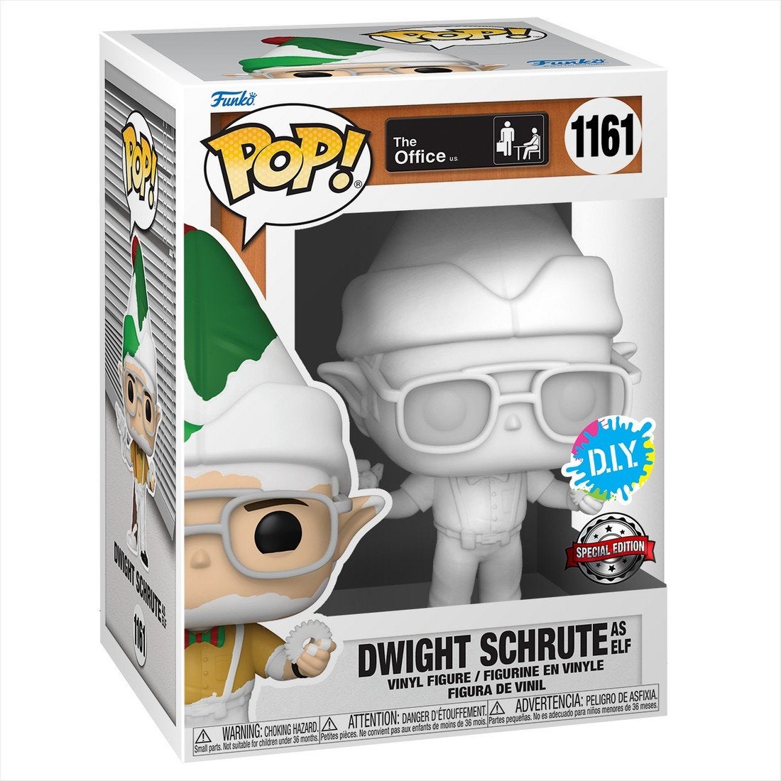 Funko Pop! The Office - Dwight Schrute as Elf DIY #1161, Ophalen of Verzenden, Nieuw