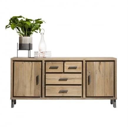 Vitoria dressoir 210 cm van Henders en Hazel, Nieuw, Ophalen of Verzenden, 3 of 4 laden, 200 cm of meer