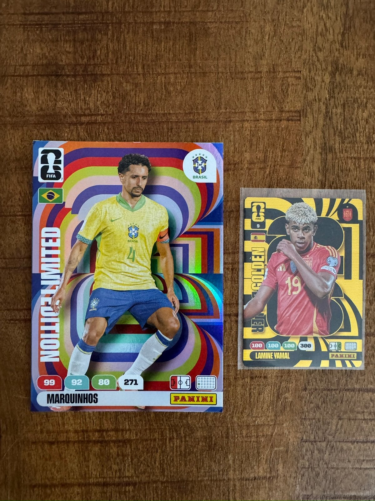 Panini WK 2026 Marquinhos XXL Limited Edition (Brazilie), Ophalen of Verzenden, Nieuw, Buitenlandse clubs, Spelerskaart