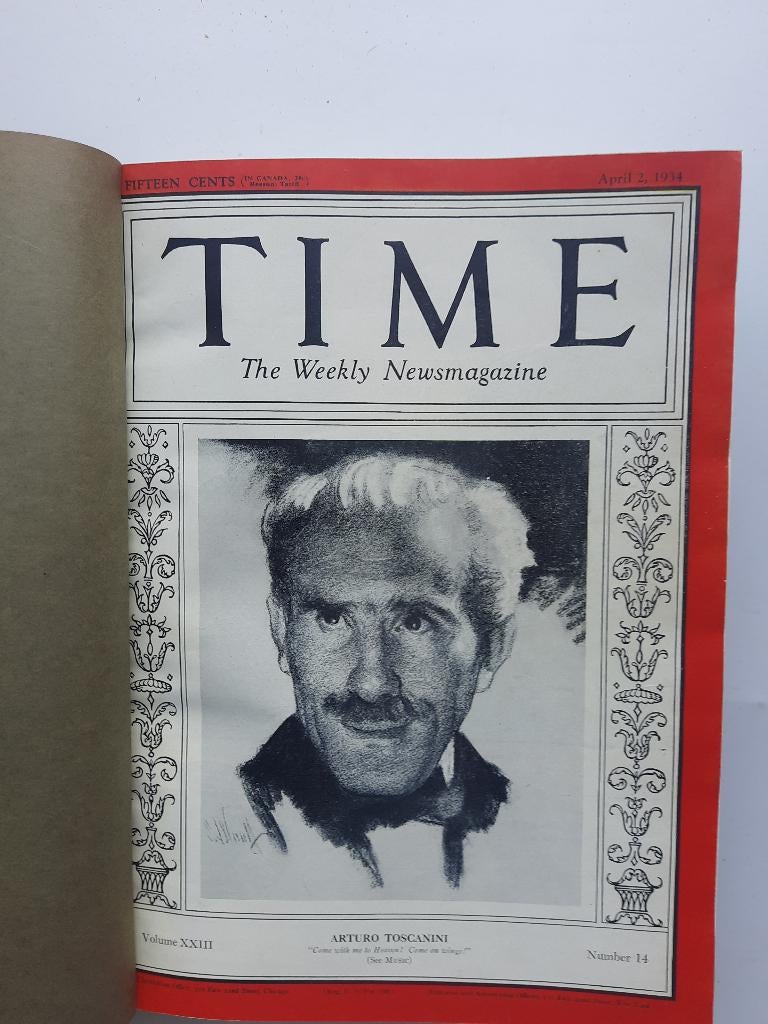 Time 1934 bundel half jaar pracht staat !, Verzamelen, Tijdschriften, Kranten en Knipsels, Ophalen of Verzenden, 1920 tot 1940