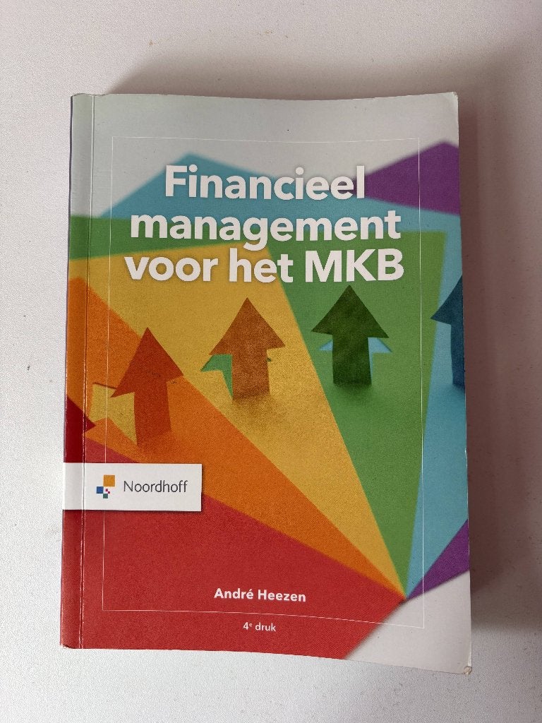Financieel management in het mkb, Ophalen of Verzenden, Gelezen, Management, A.W.W. Heezen