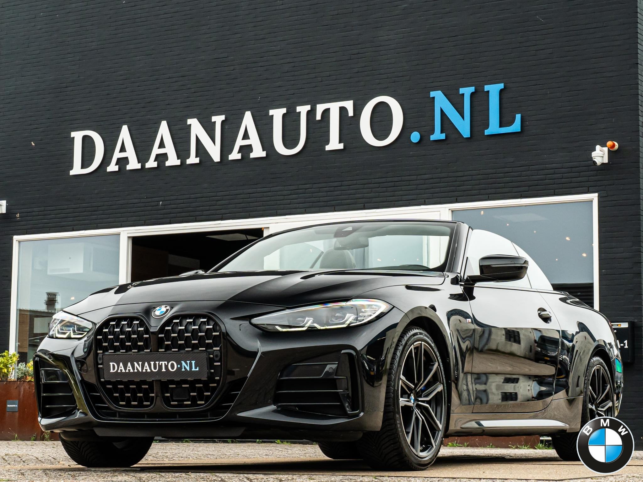 BMW M440i Cabrio xDrive High Executive M-sport HK Camera BTW, Automaat, 4-Serie, 4 stoelen, Zwart