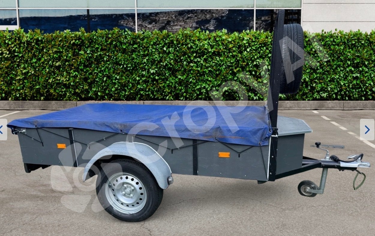 Aanhanger met Nieuw Houtwerk 750kg, Ophalen, Gebruikt
