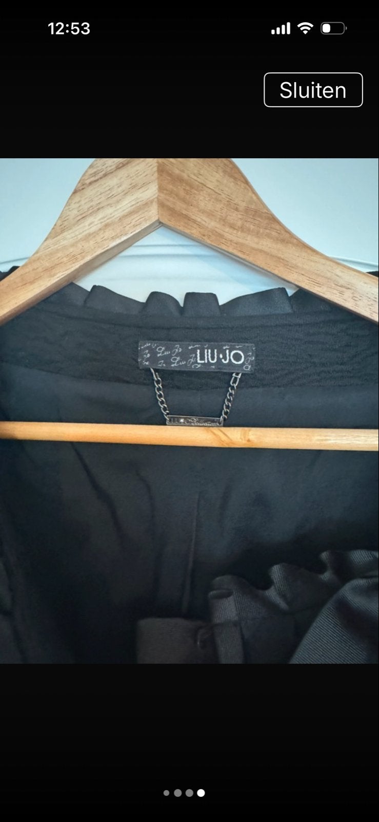 Liu Jo Zwart Jasje met Parels en Strikken, Kleding | Dames, Maat 38/40 (M), Zwart, Ophalen of Verzenden, Zo goed als nieuw