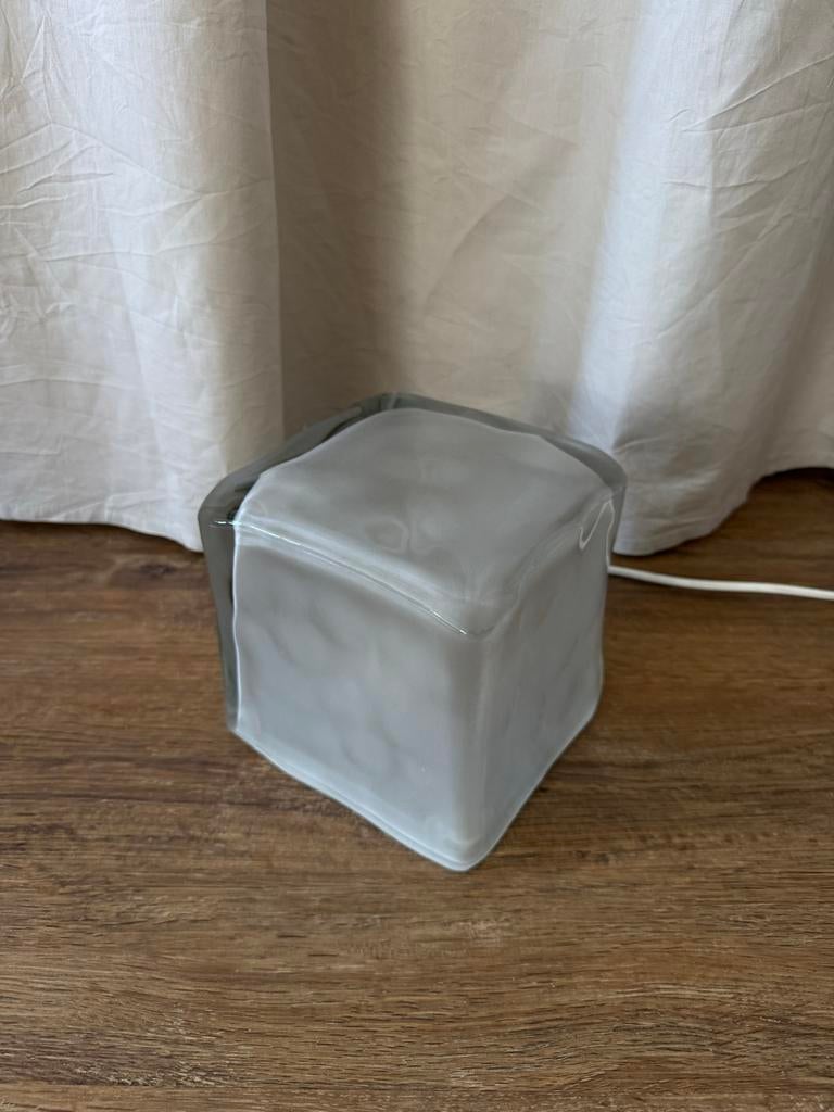 Ikea Ice Cube Lamp, Ophalen of Verzenden, Gebruikt, Glas, Minder dan 50 cm