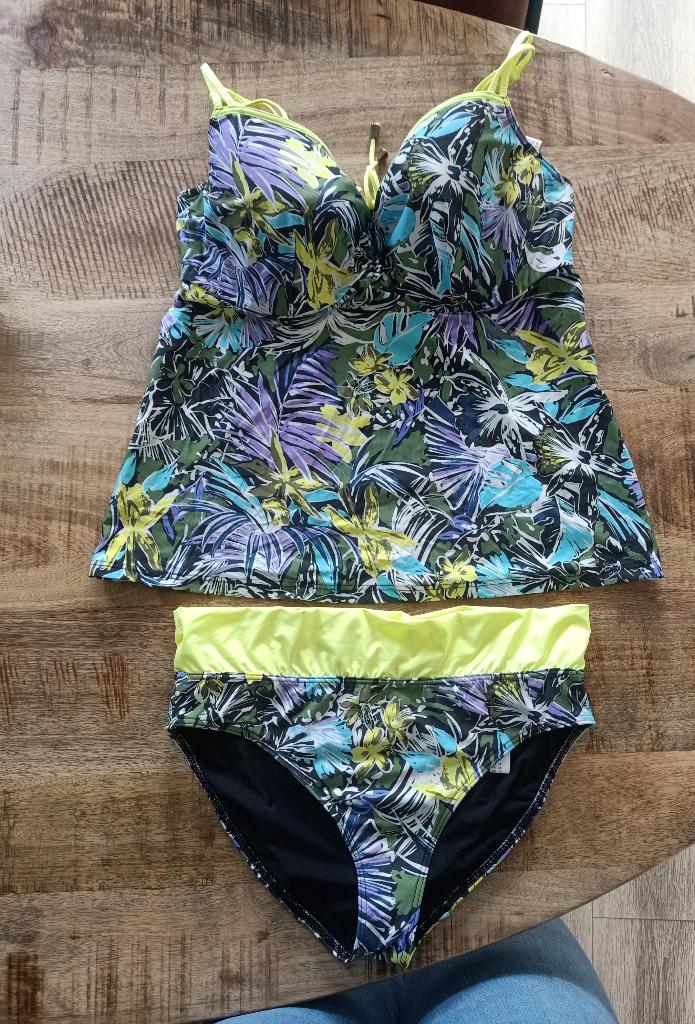 Prima donna tankini 80 E broekje 38 Nieuw geel groen 80E, Geel, Nieuw, Ophalen of Verzenden, Bikini