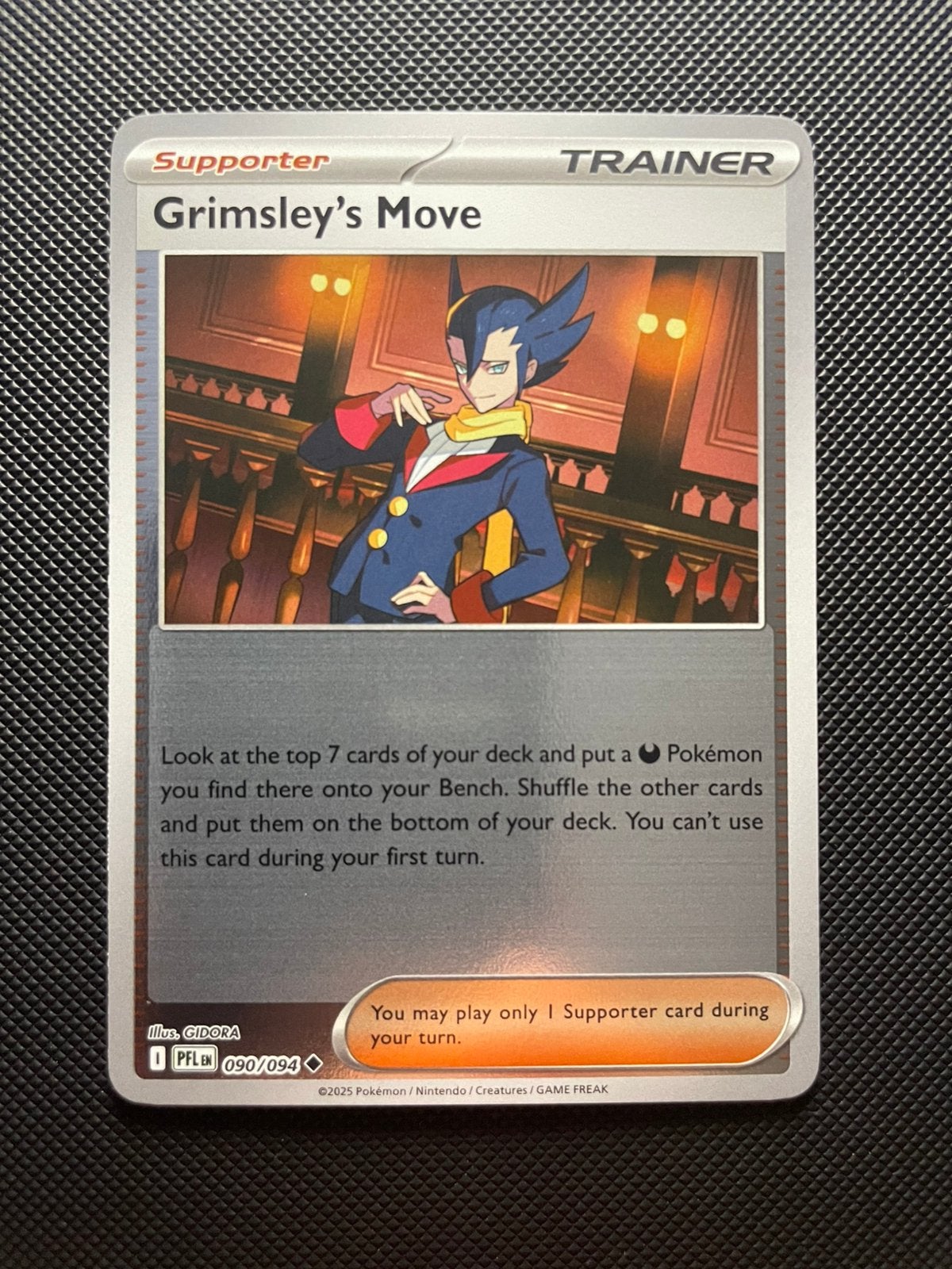 Grimsley’s Move 090/094 Reverse Holo Phantasmal Flames, Ophalen of Verzenden, Zo goed als nieuw