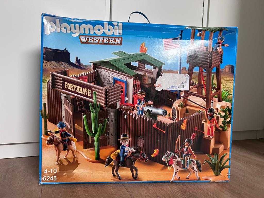 Playmobil Western Fort Bravo 5245 - Nieuwstaat, Compleet, Kinderen en Baby's, Speelgoed | Playmobil, Ophalen of Verzenden, Zo goed als nieuw