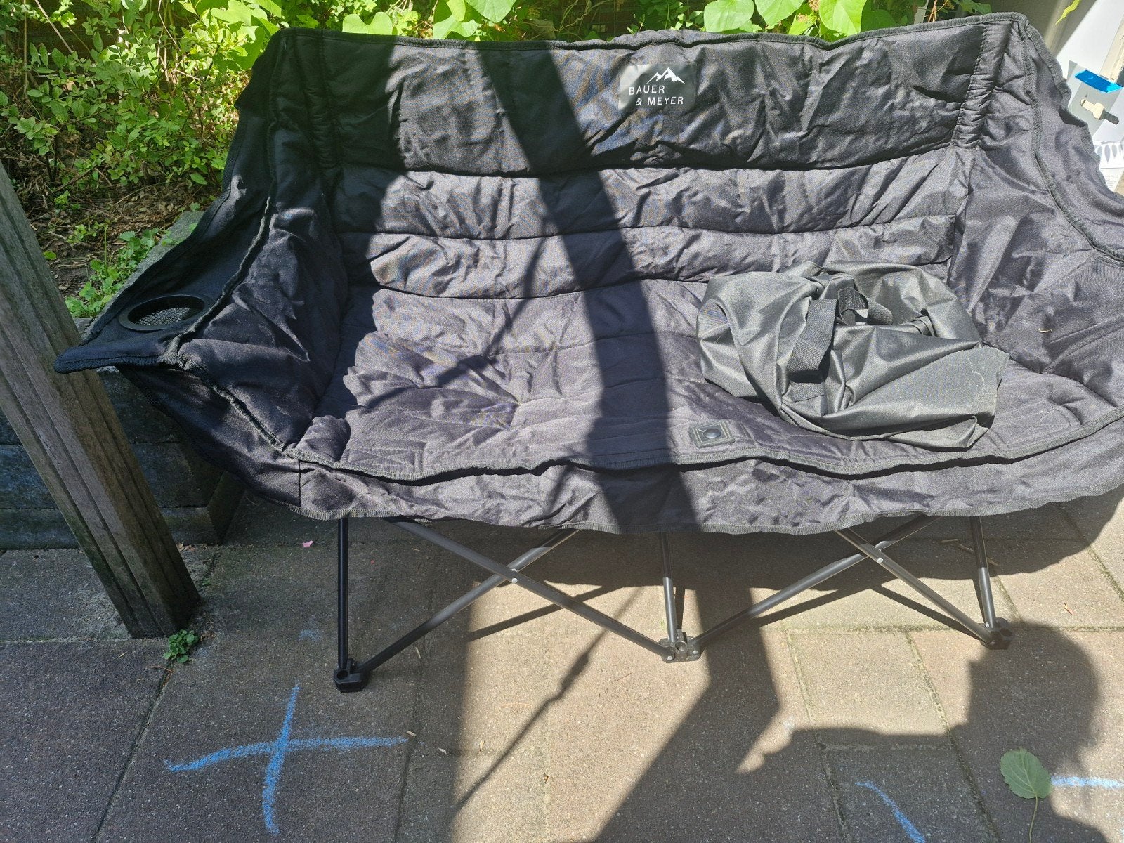 bauer en meyer campingbank inklapbaar - nieuw, Tuin en Terras, Ophalen, Nieuw, Rechthoekig, Inklapbaar