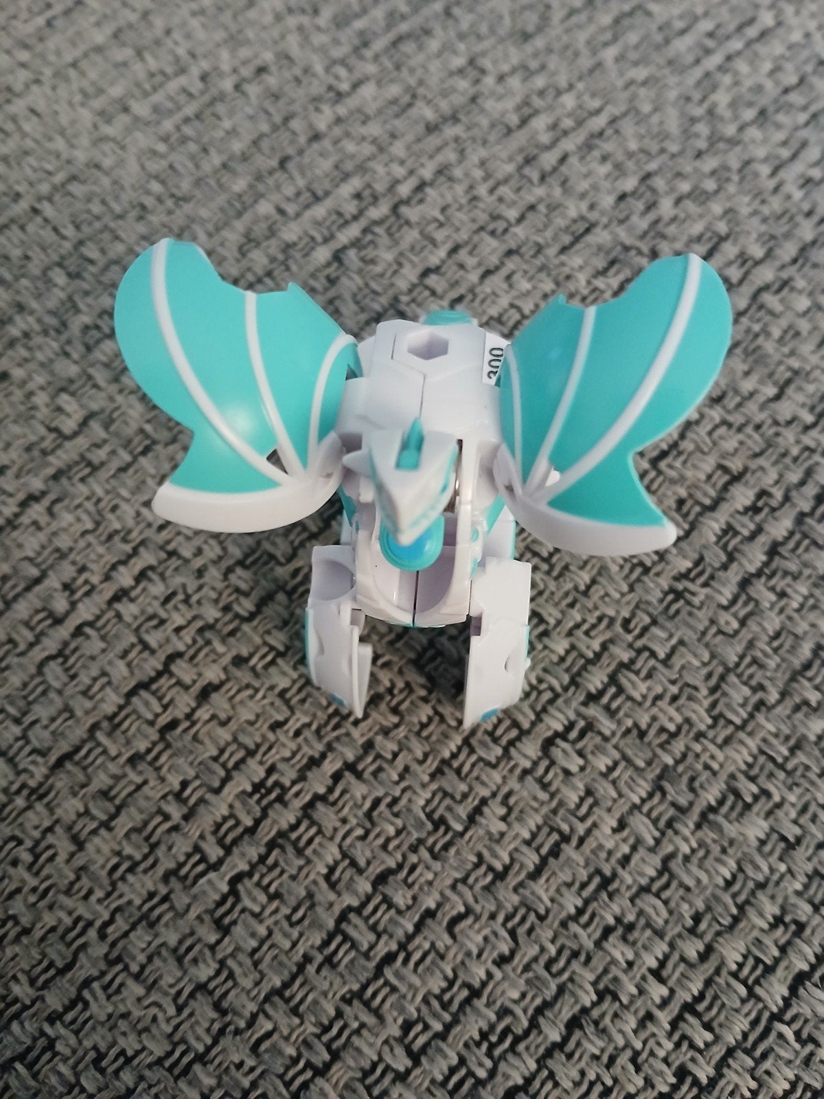 Bakugan Aquos Dragonoid - Wit/Turquoise, Ophalen of Verzenden, Zo goed als nieuw, Jongen of Meisje
