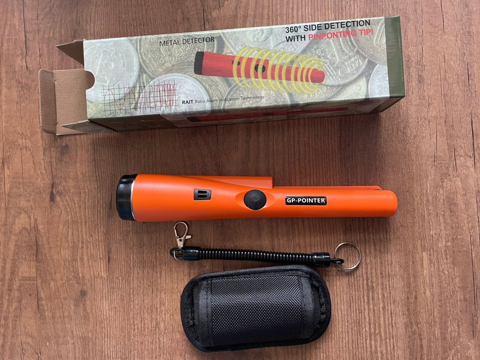 Metaaldetector met 360 zijdetectie en pinpointing tip, Hobby en Vrije tijd, Metaaldetectors, Overige merken, Nieuw, Ophalen of Verzenden