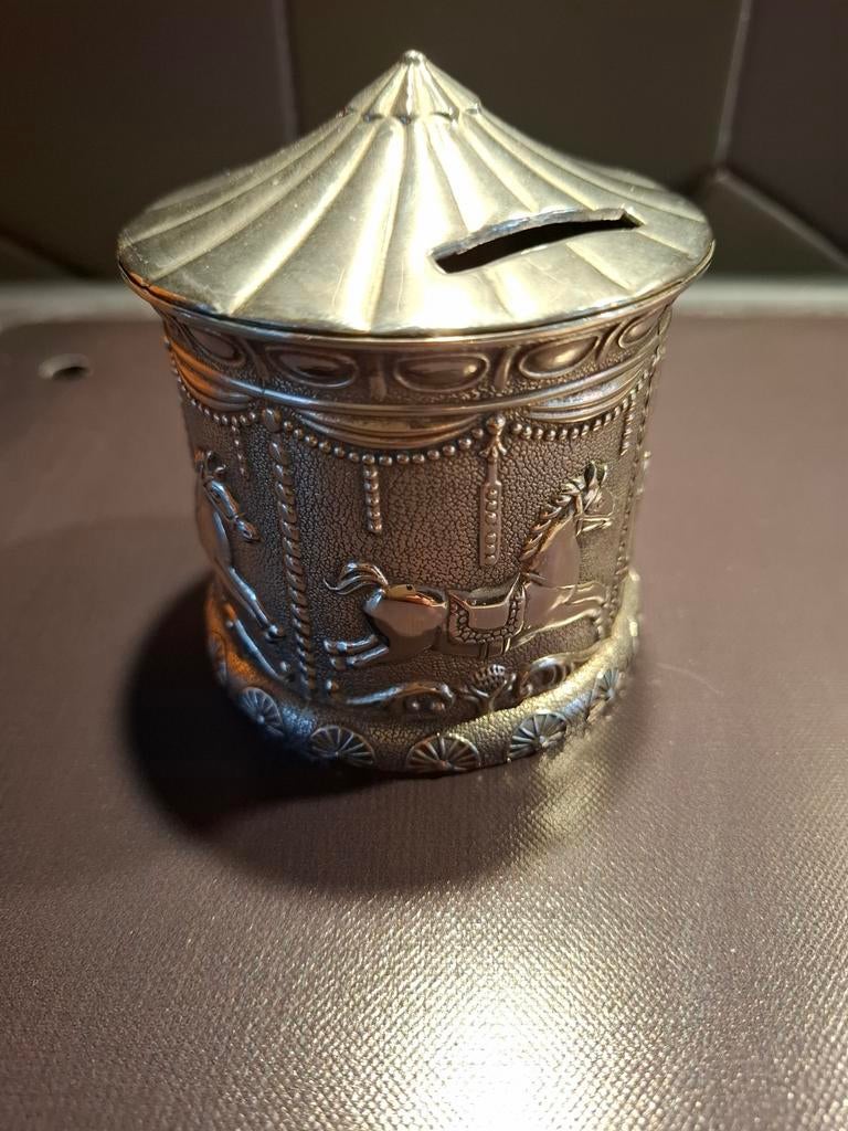 Spaarpot carrousel met paarden, Verzamelen, Ophalen of Verzenden