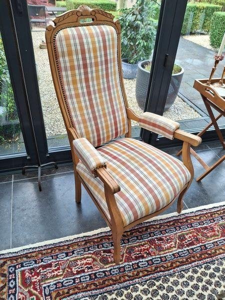 fauteuil, Huis en Inrichting, Fauteuils, Ophalen of Verzenden, Gebruikt, 75 tot 100 cm, 50 tot 75 cm