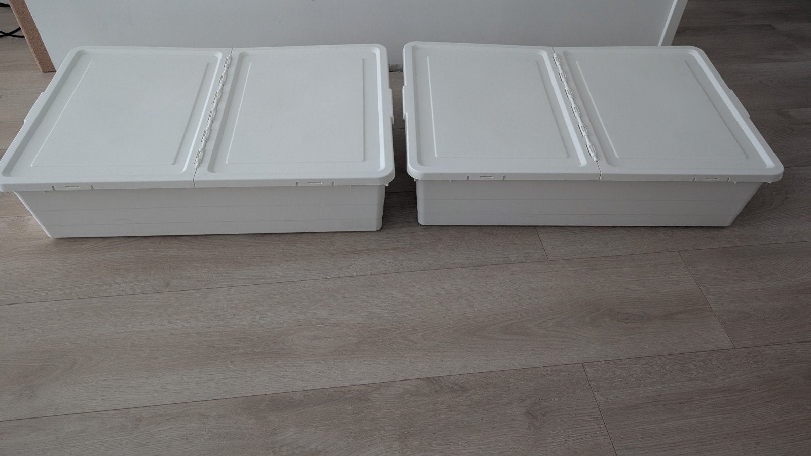 Ikea Sockerbit opbergdozen wit 50x77x19cm (2 stuks), Ophalen, Doos, 60 cm of meer, 50 tot 75 cm