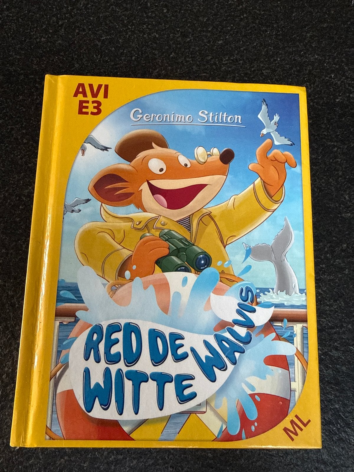 Geronimo Stilton - Red de witte walvis, Fictie algemeen, Geronimo Stilton, Ophalen of Verzenden, Zo goed als nieuw