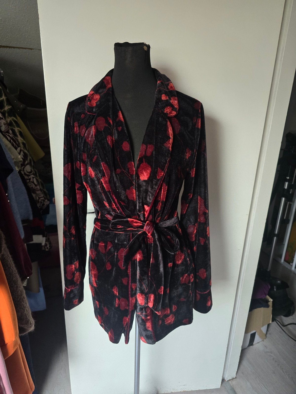 dames korte kimono blazer, Maat 38/40 (M), Zwart, Ophalen of Verzenden, Zo goed als nieuw