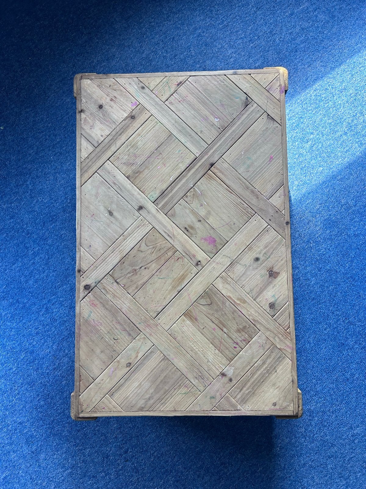 Houten kist - 35x55x82 cm, Ophalen, Gebruikt, 50 tot 100 cm, 75 tot 100 cm