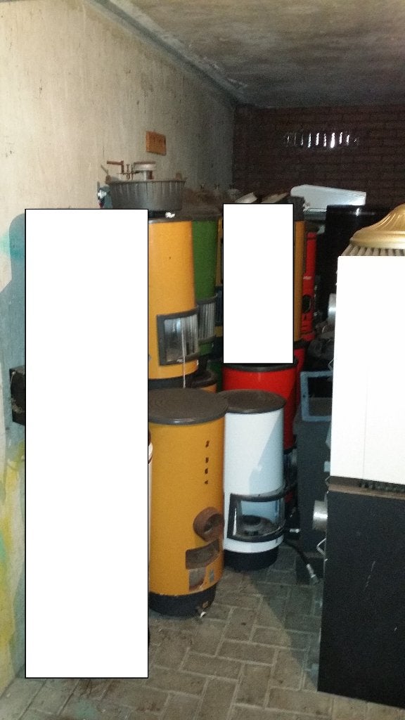 gaskachels ruitjes onderdelen reparatie onderhoud verkoop, Ophalen, Gebruikt, Gas, Vrijstaand