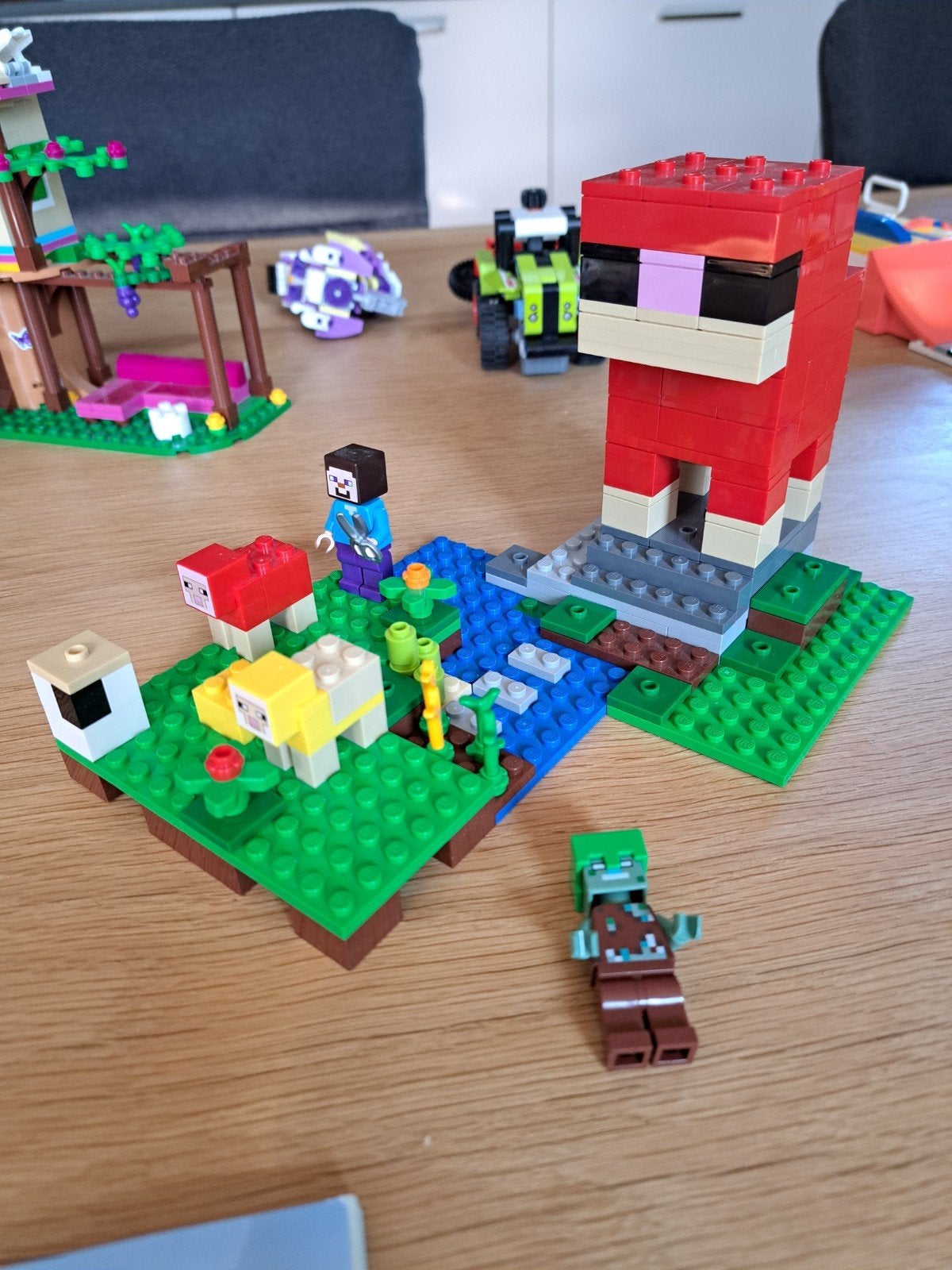 LEGO Minecraft 21153 De Wolboerderij, Ophalen of Verzenden, Zo goed als nieuw