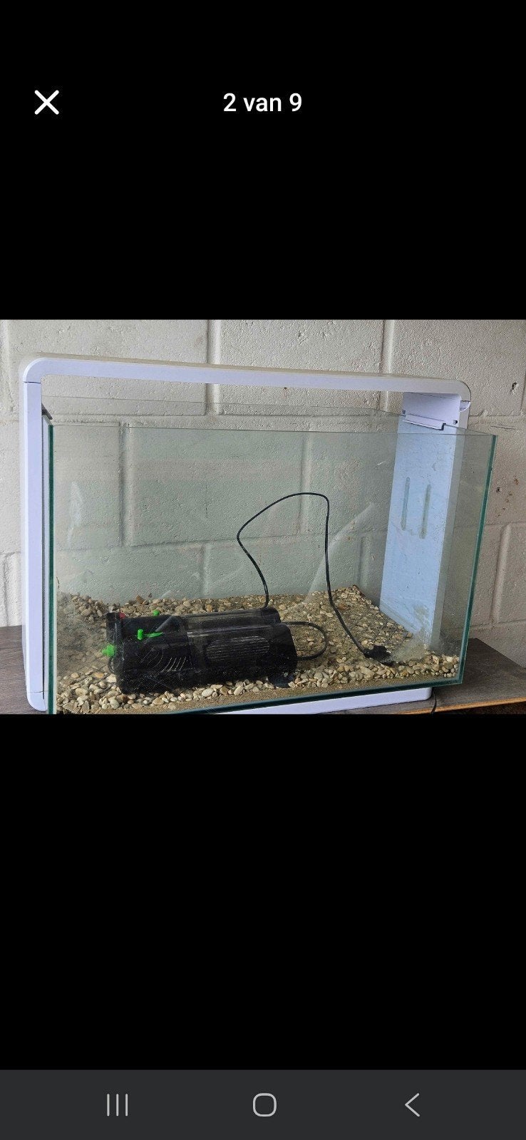 Aquarium Super fish home 65 led pro, Dieren en Toebehoren, Vissen | Aquaria en Toebehoren, Zo goed als nieuw, Leeg aquarium, Ophalen