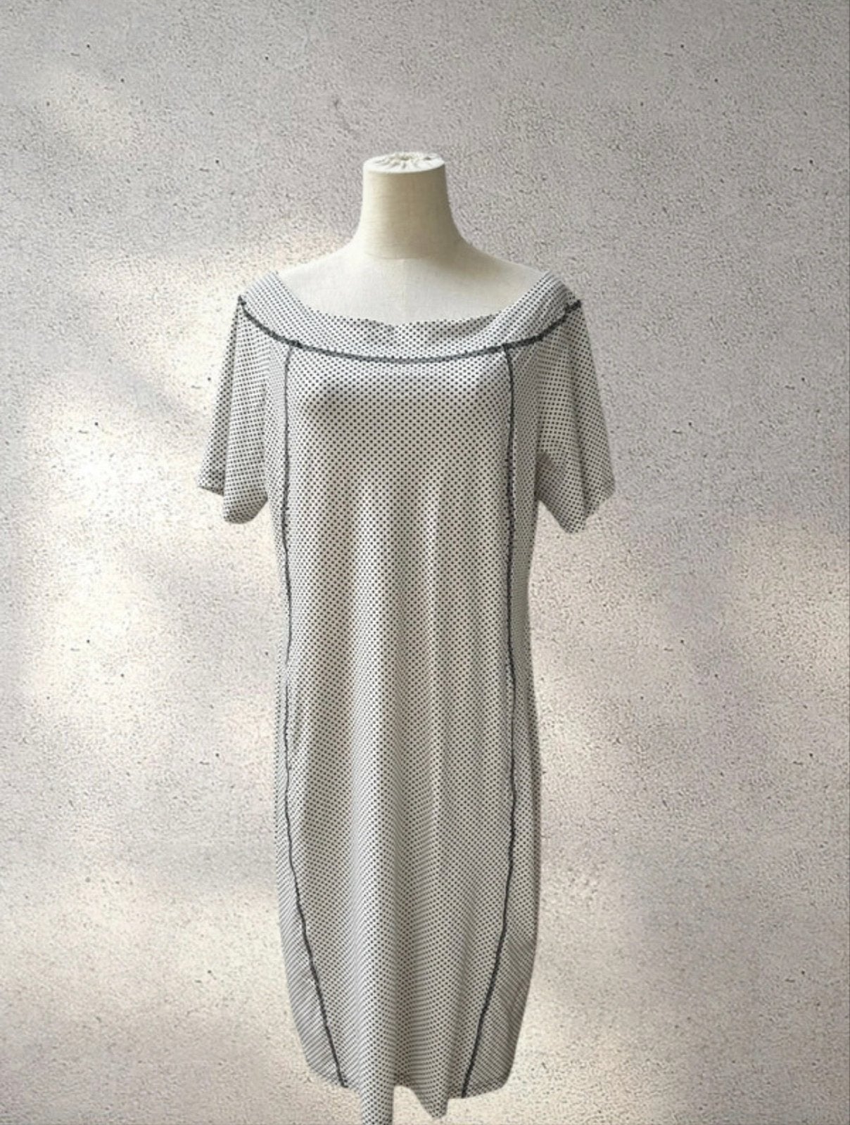 Studio Anneloes jurk met stippenprint, maat XL, Wit, Maat 46/48 (XL) of groter, Ophalen of Verzenden, Zo goed als nieuw